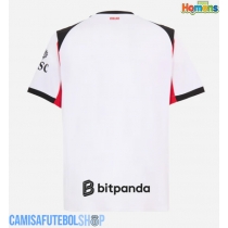 Camisa de time de futebol AC Milan Replicas 2º Equipamento 2025-26 Manga Curta